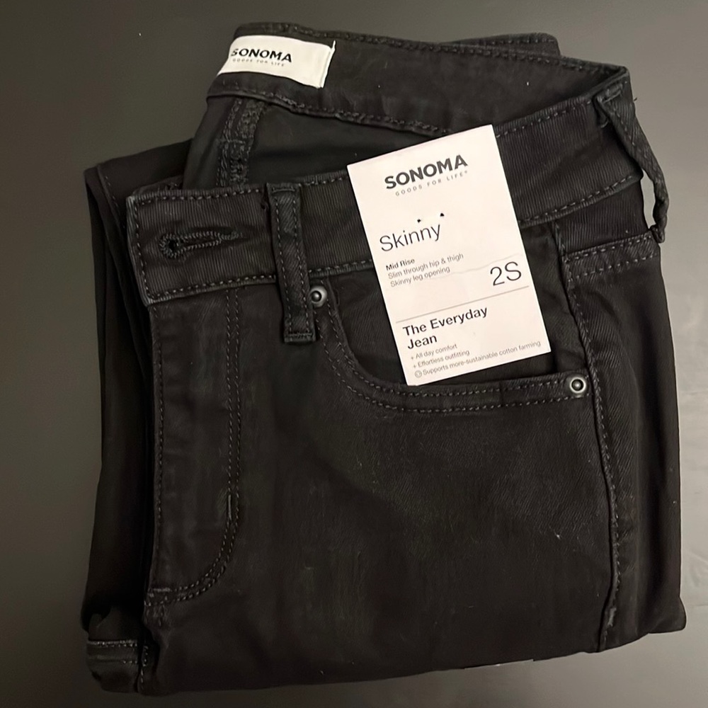 Sonoma skinny mid rise jeans